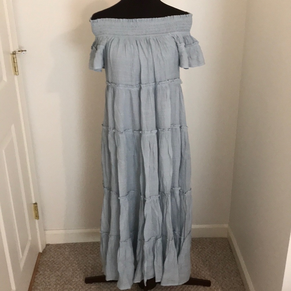 Off the shoulder midi dress